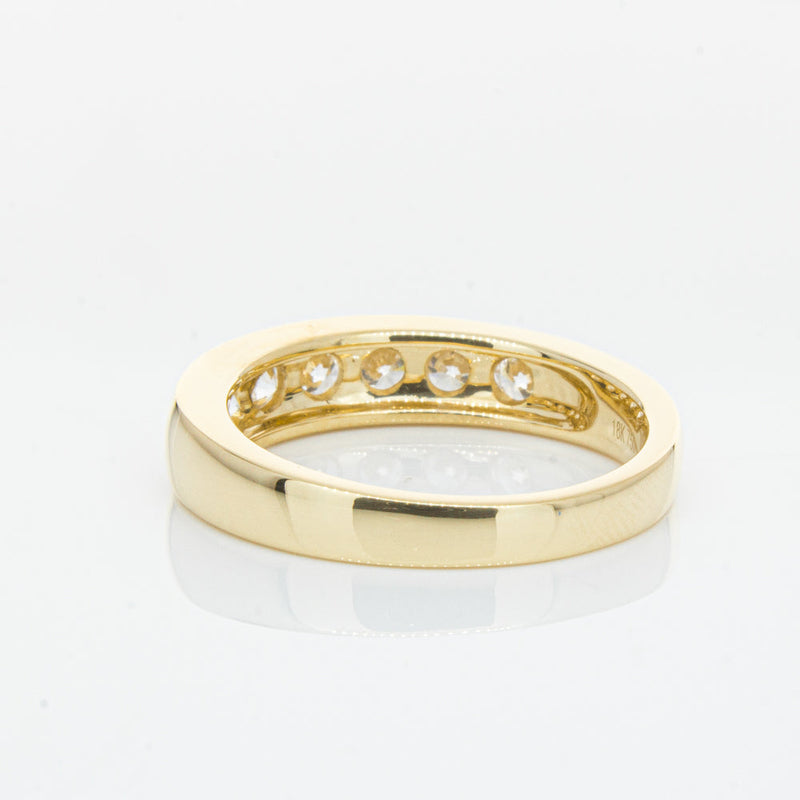 18ct Yellow Gold 1.00ct Diamond Tigris Ring-Ring-Walker & Hall