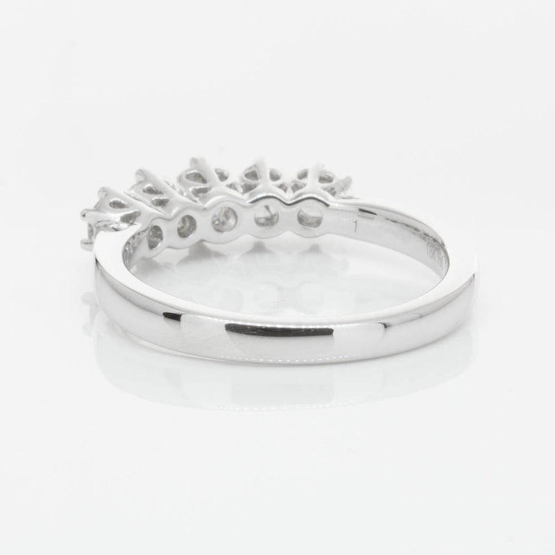 18ct White Gold Diamond Monarch Ring-Ring-Walker & Hall