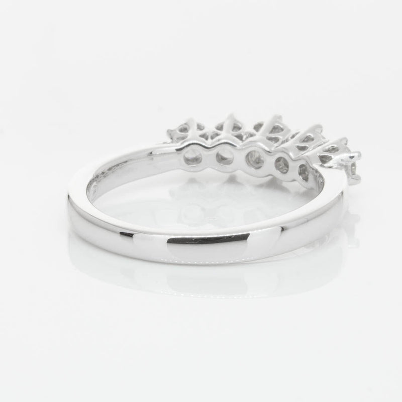 18ct White Gold Diamond Monarch Ring-Ring-Walker & Hall