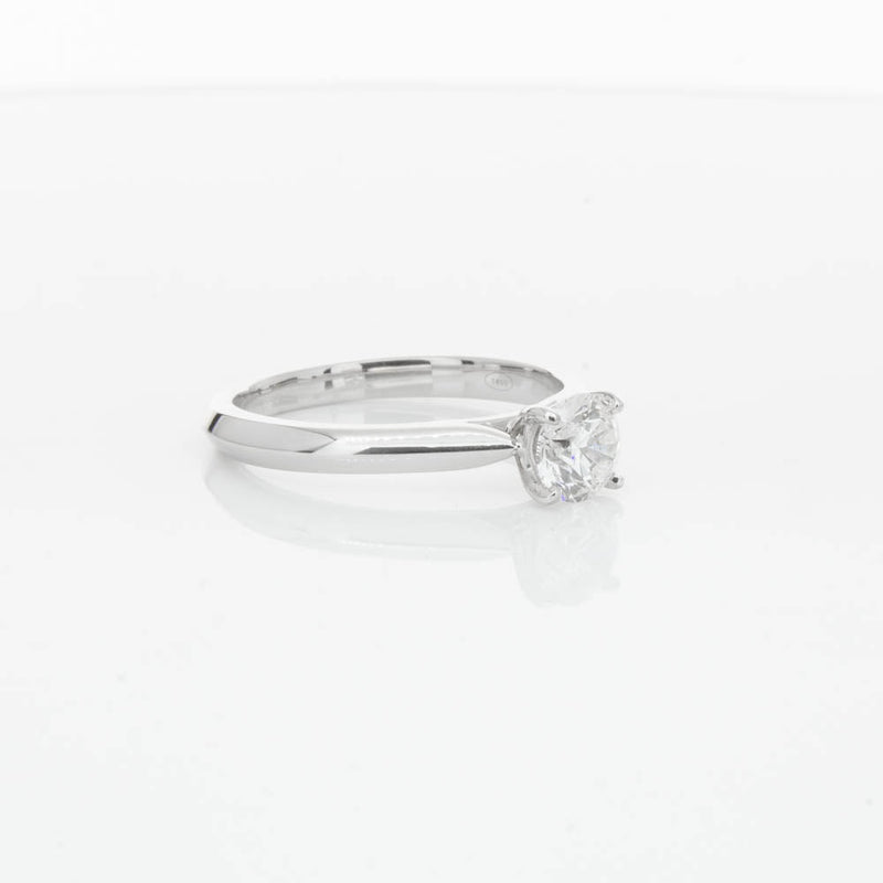 18ct White Gold .57ct Diamond Venetian Ring-Ring-Walker & Hall