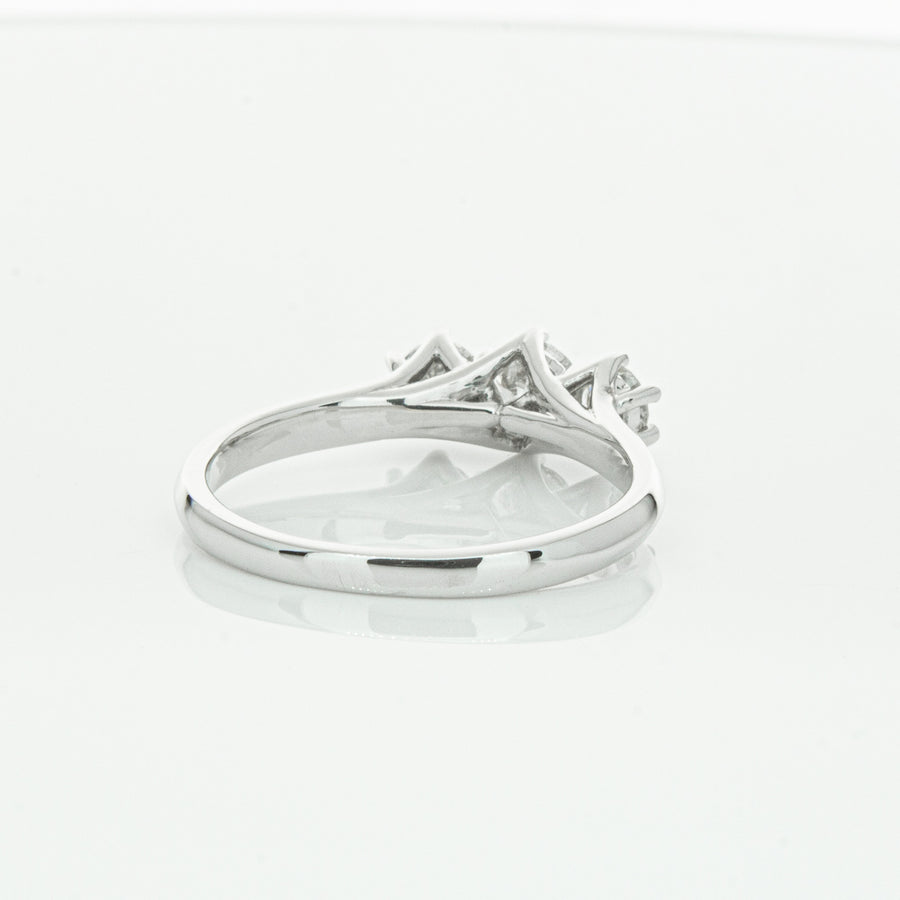 14ct White Gold .70ct Diamond Charis Ring-Ring-Walker & Hall