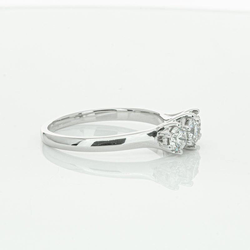 14ct White Gold .70ct Diamond Charis Ring-Ring-Walker & Hall
