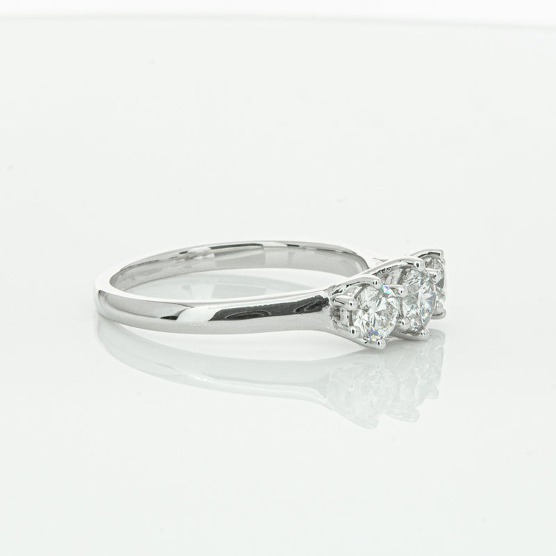 14ct White Gold .70ct Diamond Charis Ring-Ring-Walker & Hall
