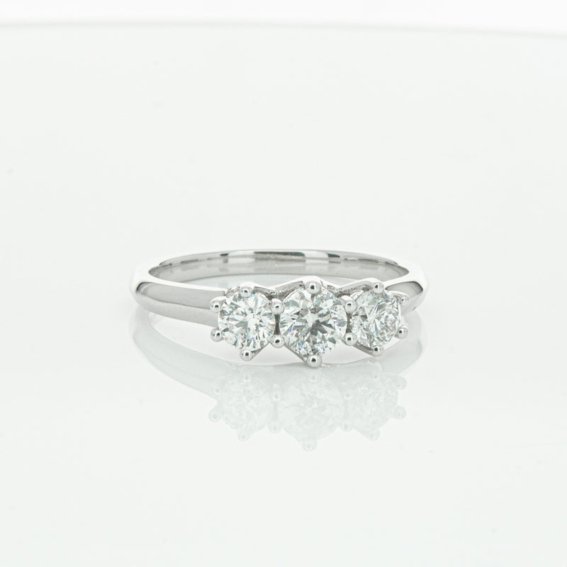 14ct White Gold .70ct Diamond Charis Ring-Ring-Walker & Hall
