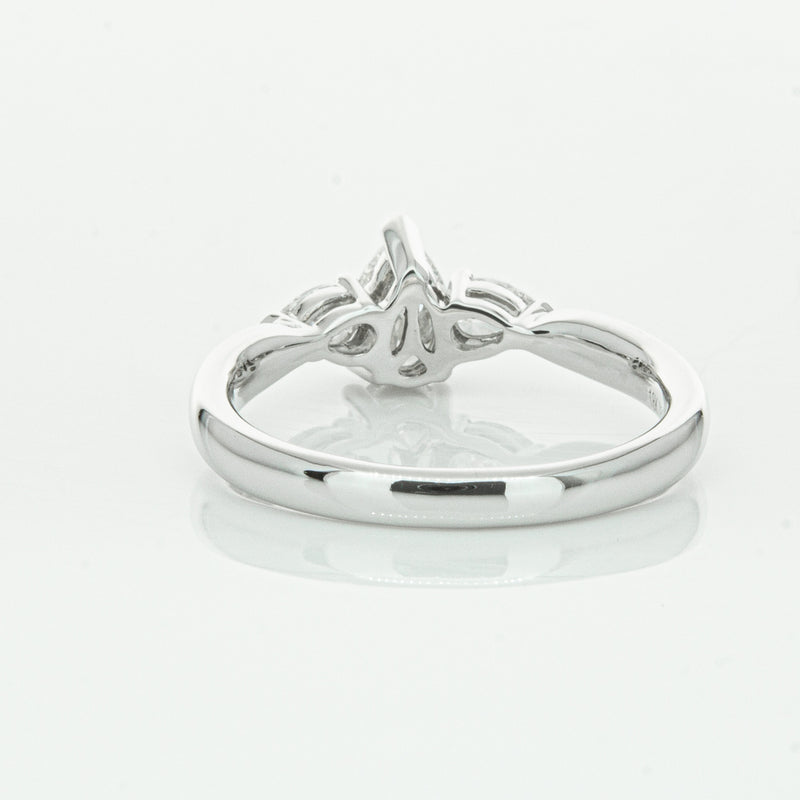 18ct White Gold .52ct Pear Cut Diamond Ayla Ring-Ring-Walker & Hall
