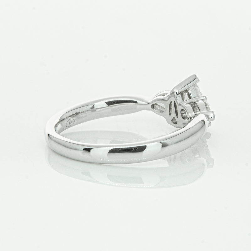 18ct White Gold .52ct Pear Cut Diamond Ayla Ring-Ring-Walker & Hall