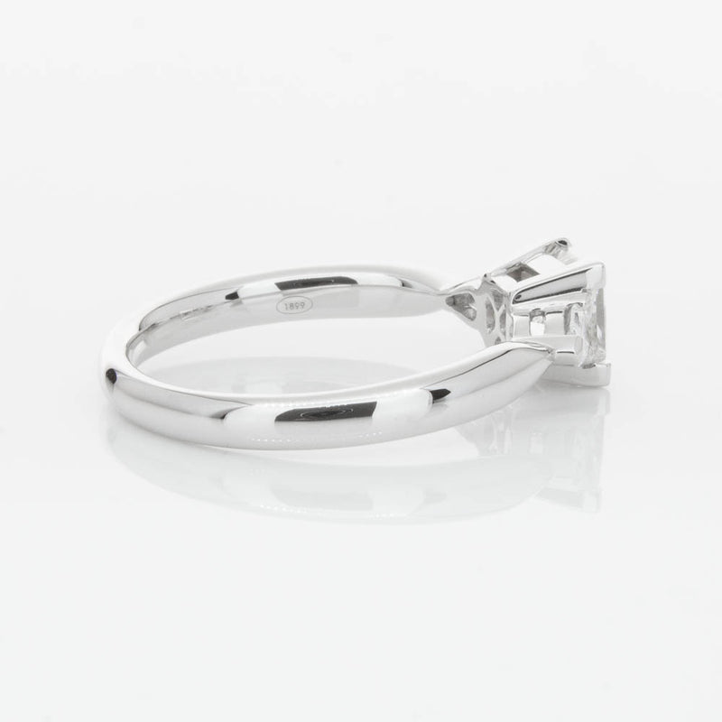 18ct White Gold 1.02ct Princess Cut Diamond Ayla Ring-Ring-Walker & Hall