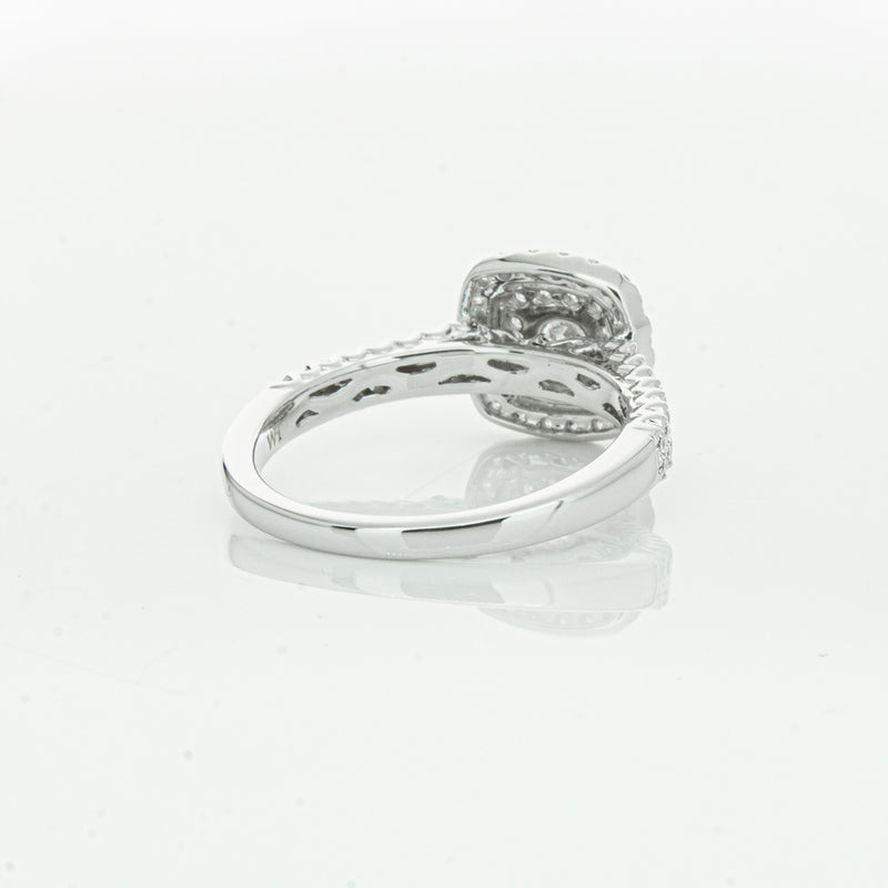 14ct White Gold Diamond Lumiere Ring-Ring-Walker & Hall