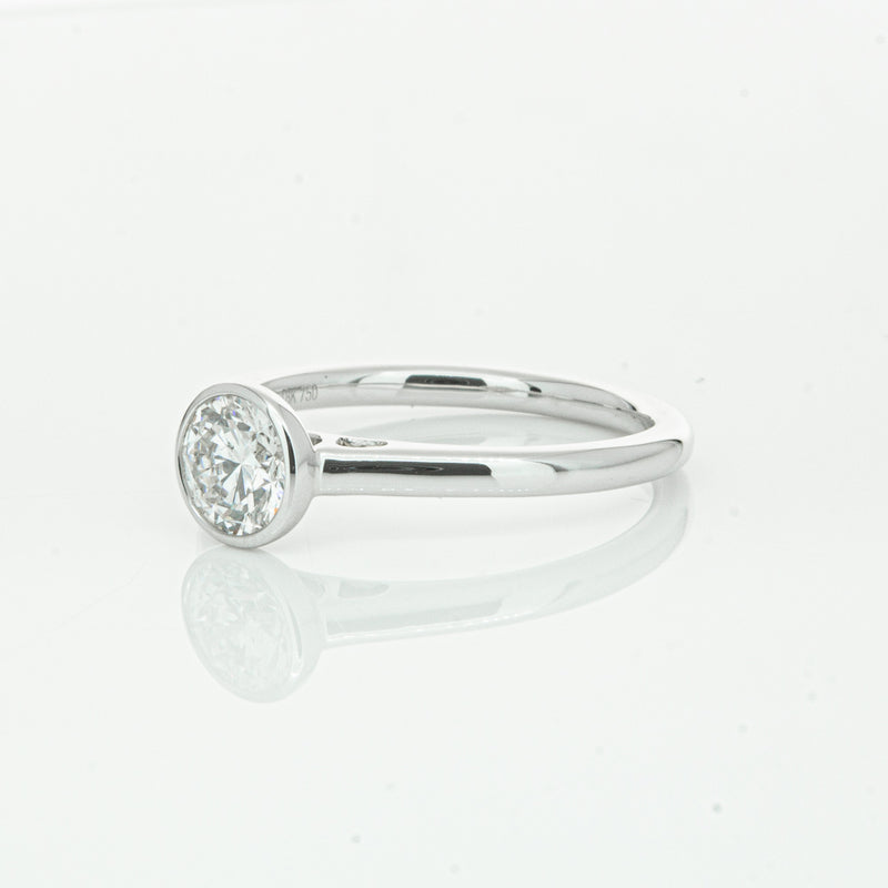 18ct White Gold .71ct Diamond Natalia Ring-Ring-Walker & Hall