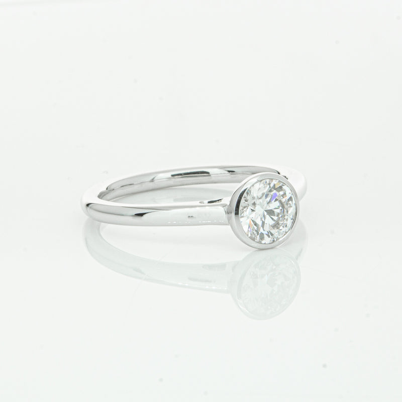 18ct White Gold .71ct Diamond Natalia Ring-Ring-Walker & Hall