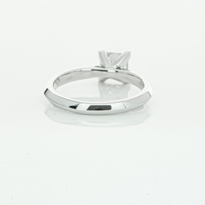 18ct White Gold 1.51ct Princess Cut Diamond Venetian Ring-Ring-Walker & Hall