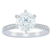 18ct White Gold Diamond Zenith Ring-Ring-Walker & Hall