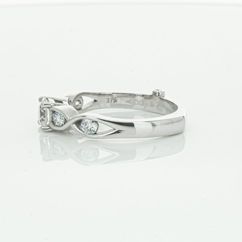 Deja Vu 9ct White Gold .50ct Diamond Ring-Ring-Walker & Hall
