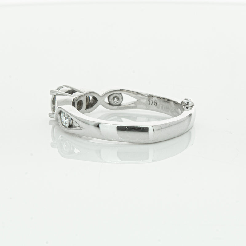 Deja Vu 9ct White Gold .50ct Diamond Ring-Ring-Walker & Hall