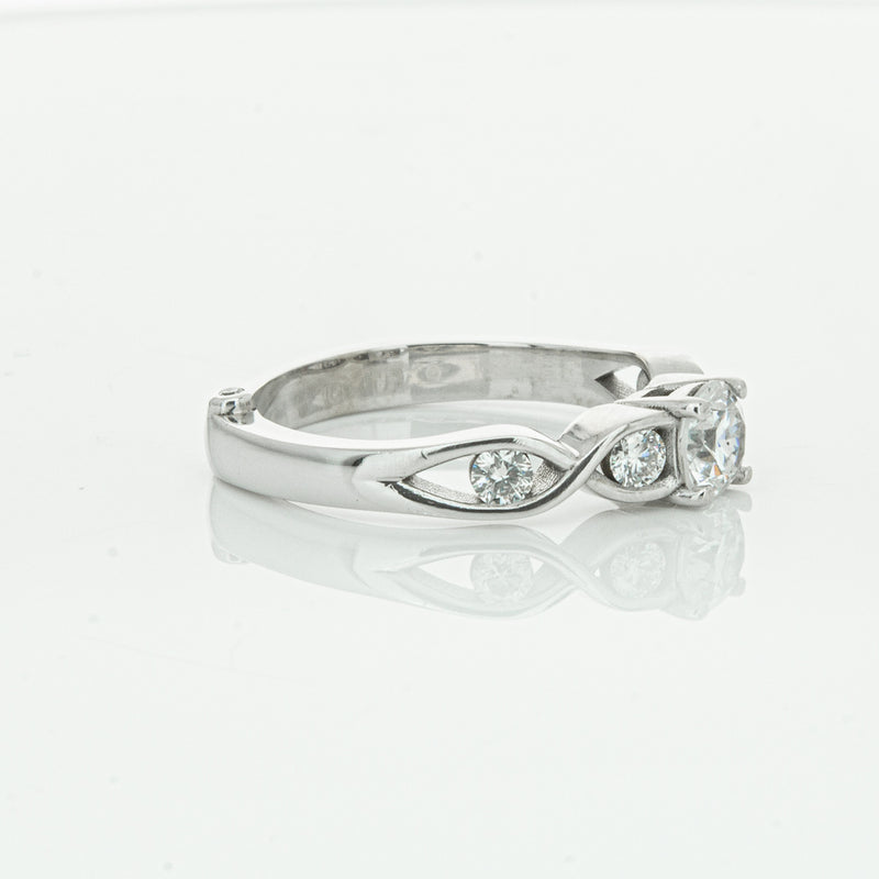 Deja Vu 9ct White Gold .50ct Diamond Ring-Ring-Walker & Hall