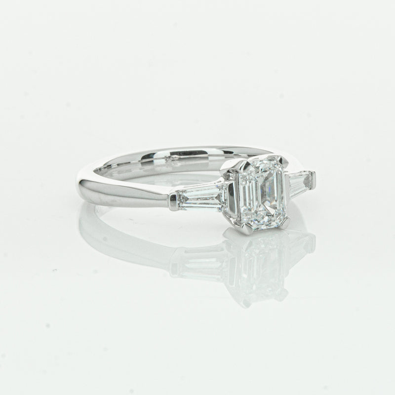 18ct White Gold .80ct Diamond Ring-Ring-Walker & Hall