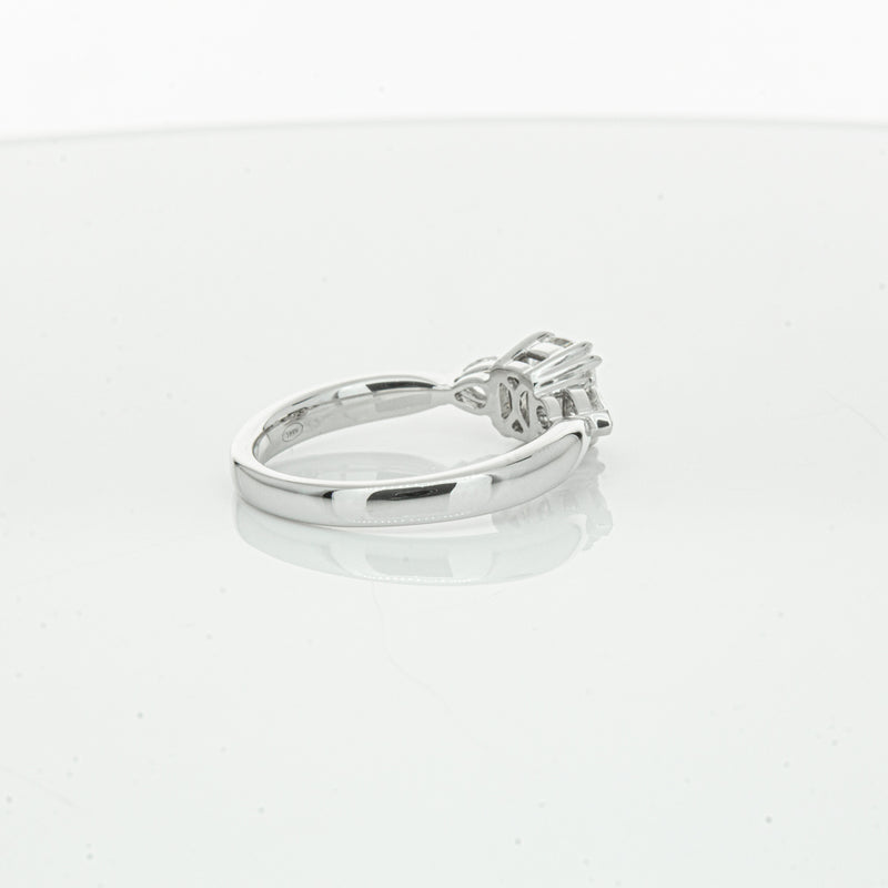 18ct White Gold 1.02ct Cushion Cut Diamond Ayla Ring-Ring-Walker & Hall