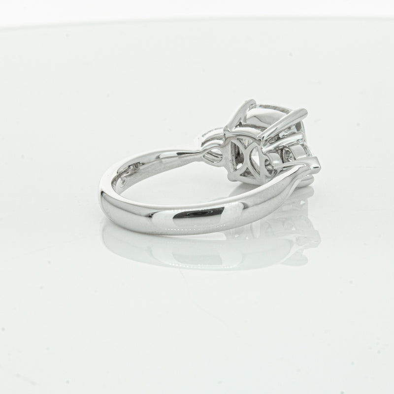 18ct White Gold Cushion Cut Diamond Ayla Ring-Ring-Walker & Hall