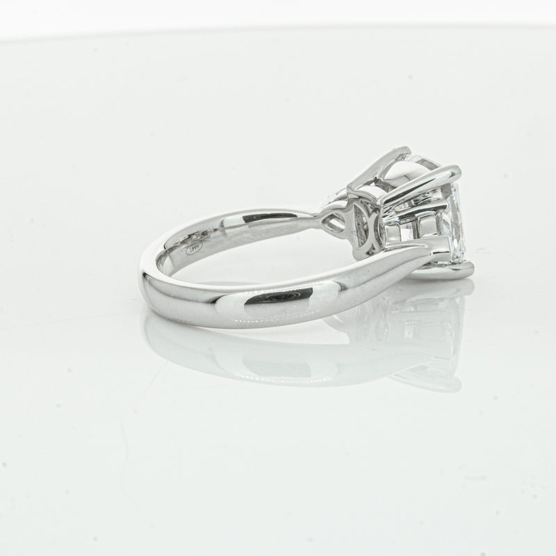 18ct White Gold Cushion Cut Diamond Ayla Ring-Ring-Walker & Hall