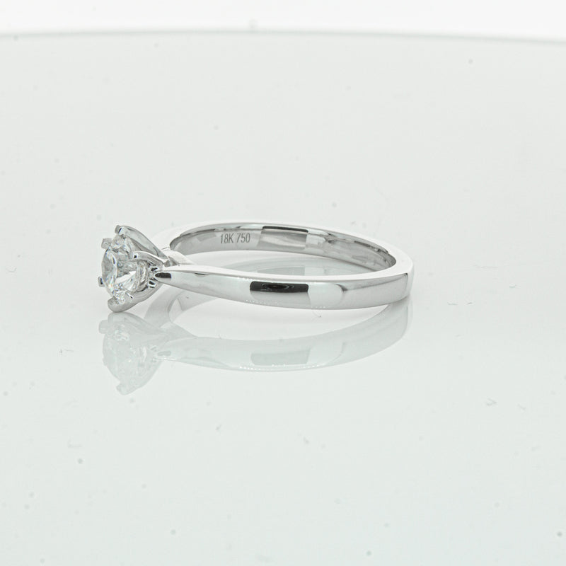 18ct White Gold .56ct Diamond Capri Ring-Ring-Walker & Hall