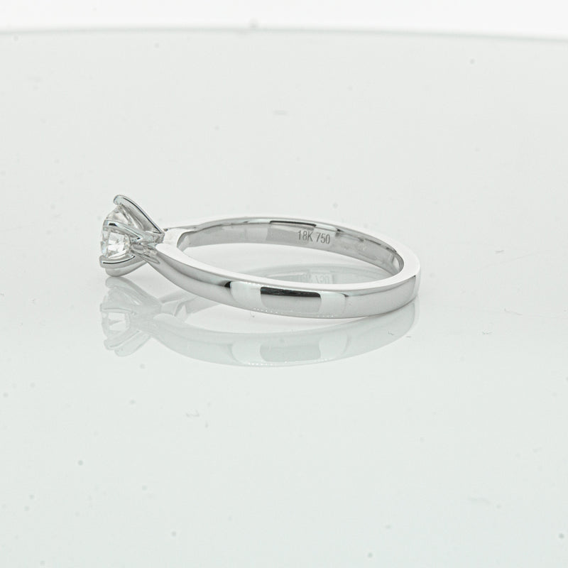 18ct White Gold .56ct Diamond Capri Ring-Ring-Walker & Hall