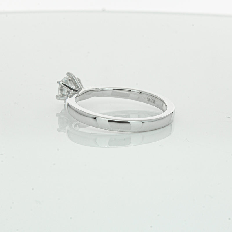 18ct White Gold .56ct Diamond Capri Ring-Ring-Walker & Hall