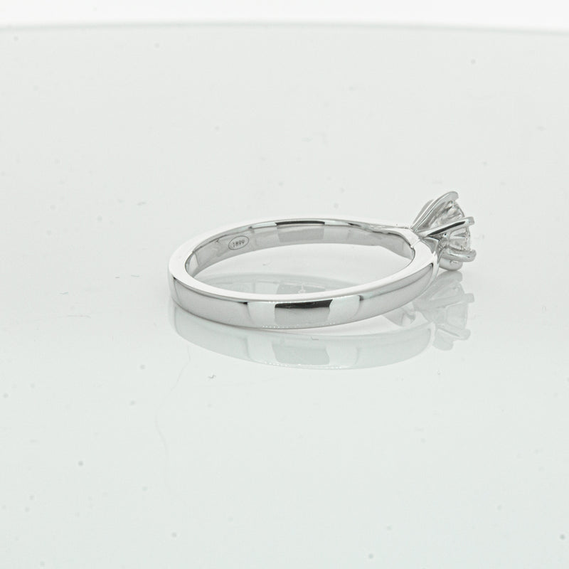 18ct White Gold .56ct Diamond Capri Ring-Ring-Walker & Hall