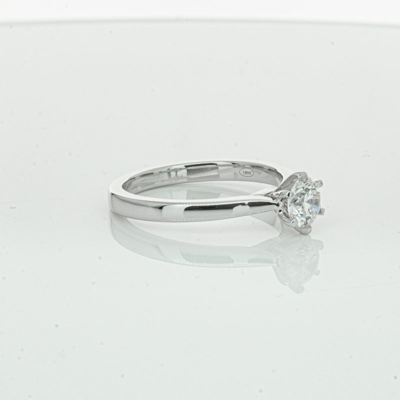 18ct White Gold .56ct Diamond Capri Ring-Ring-Walker & Hall