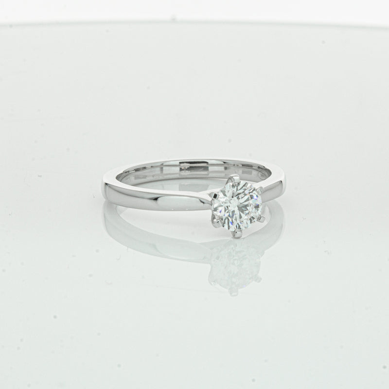 18ct White Gold .56ct Diamond Capri Ring-Ring-Walker & Hall
