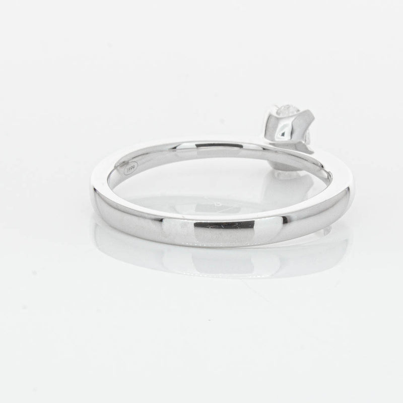 18ct White Gold .30ct Oval Cut Diamond Royale Ring-Ring-Walker & Hall