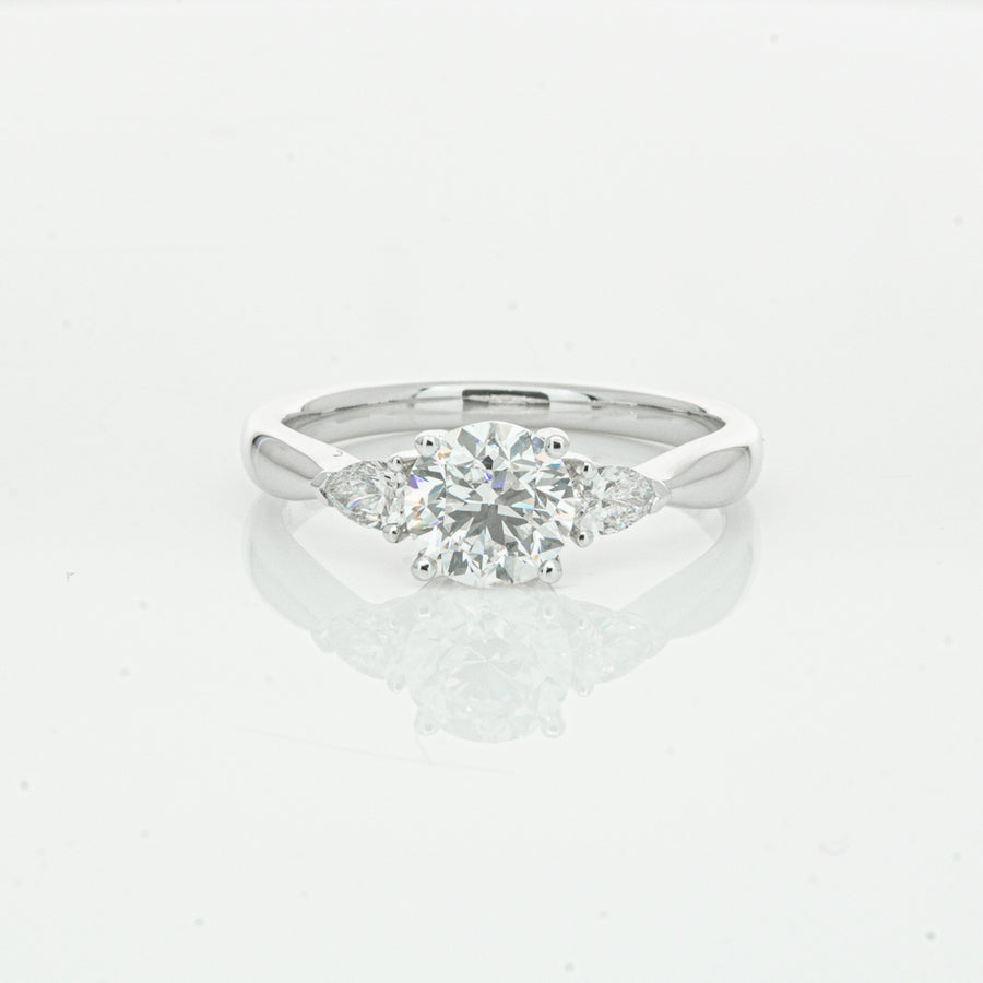 18ct White Gold 1.00ct Diamond Ayla Ring-Ring-Walker & Hall