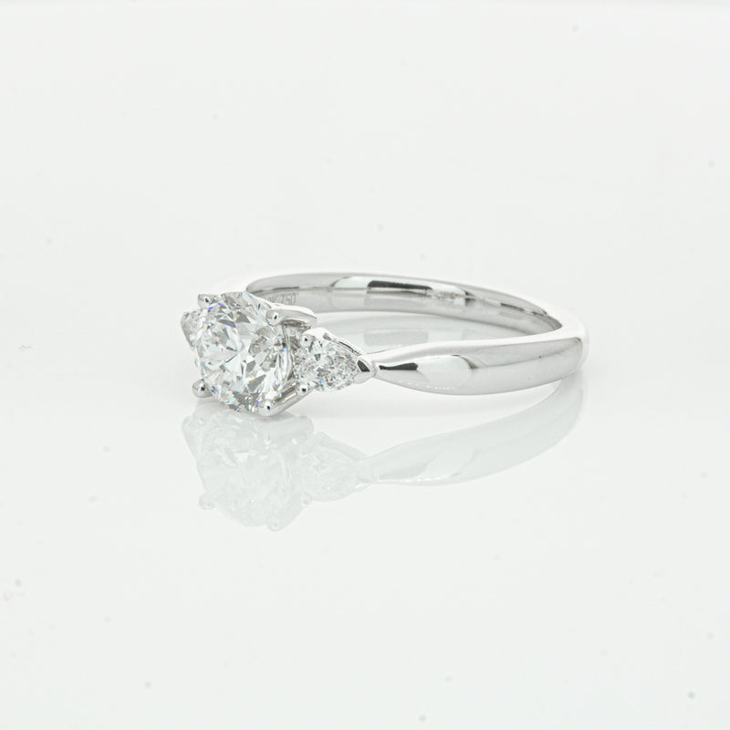 18ct White Gold 1.00ct Diamond Ayla Ring-Ring-Walker & Hall