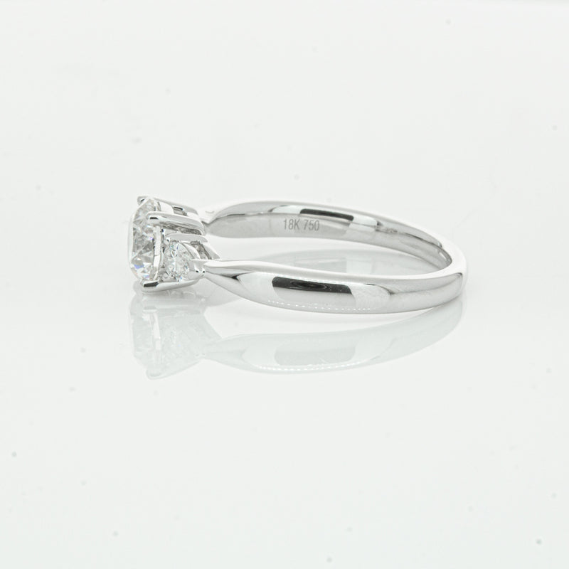 18ct White Gold 1.00ct Diamond Ayla Ring-Ring-Walker & Hall
