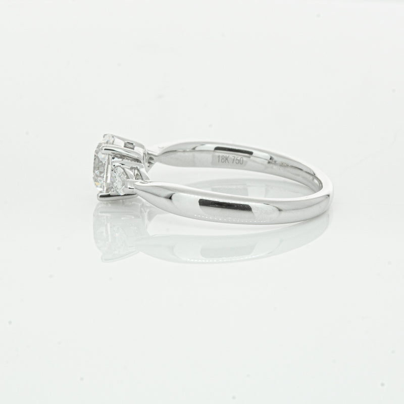 18ct White Gold 1.00ct Diamond Ayla Ring-Ring-Walker & Hall
