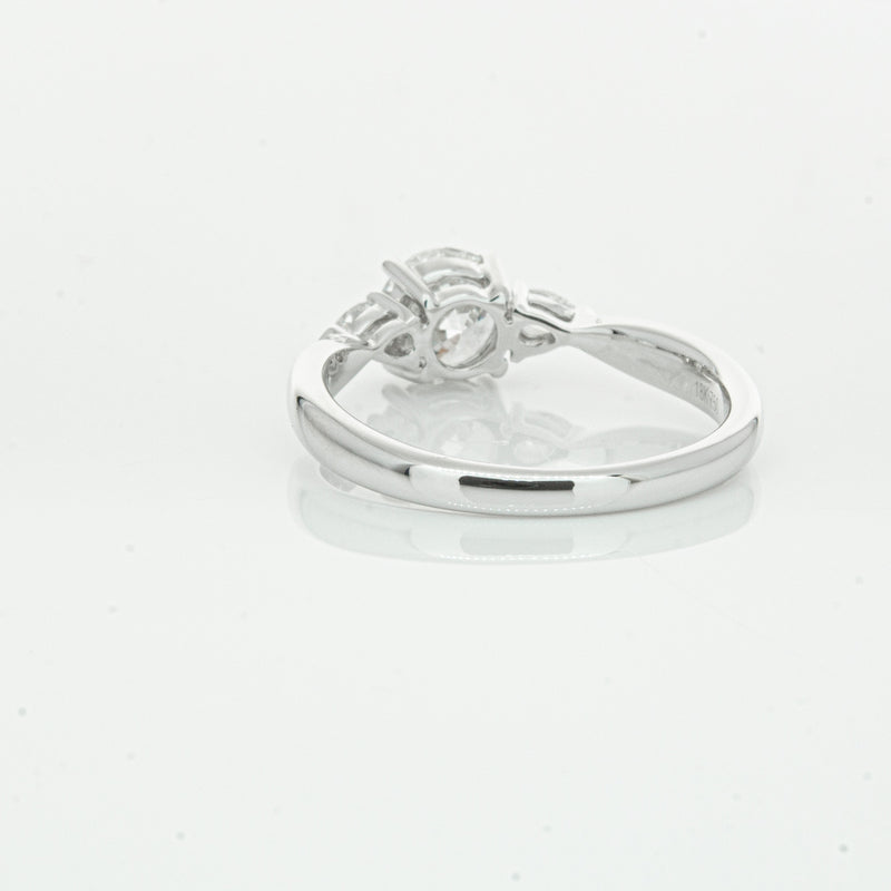 18ct White Gold 1.00ct Diamond Ayla Ring-Ring-Walker & Hall