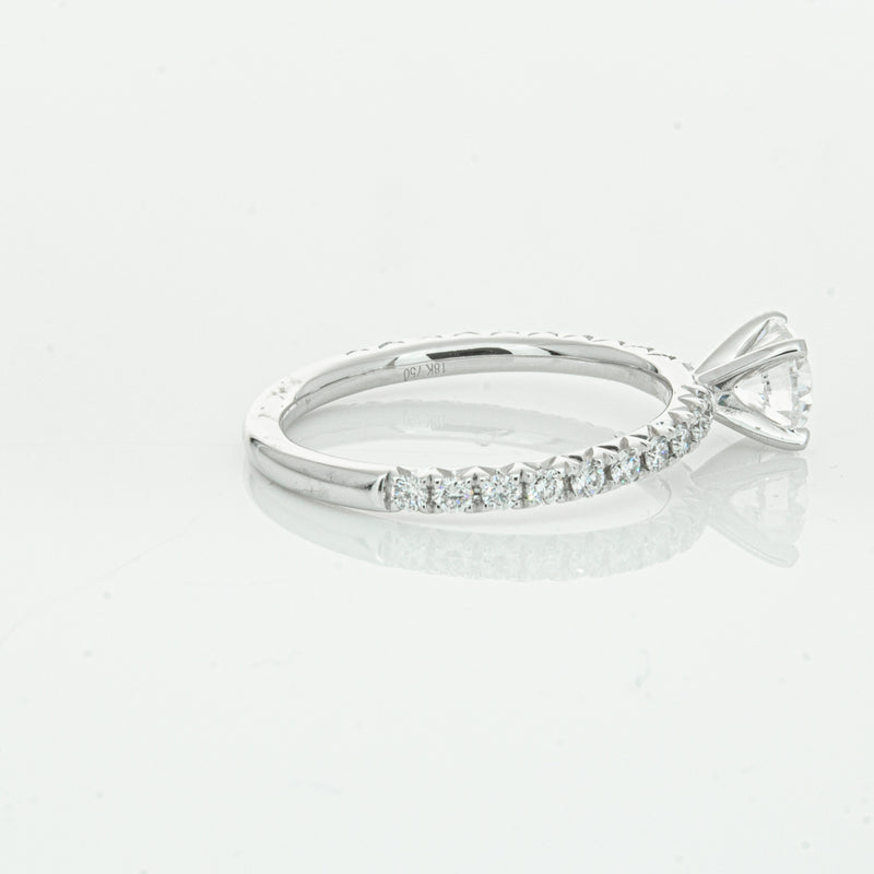 18ct White Gold .75ct Diamond Comet Ring-Ring-Walker & Hall