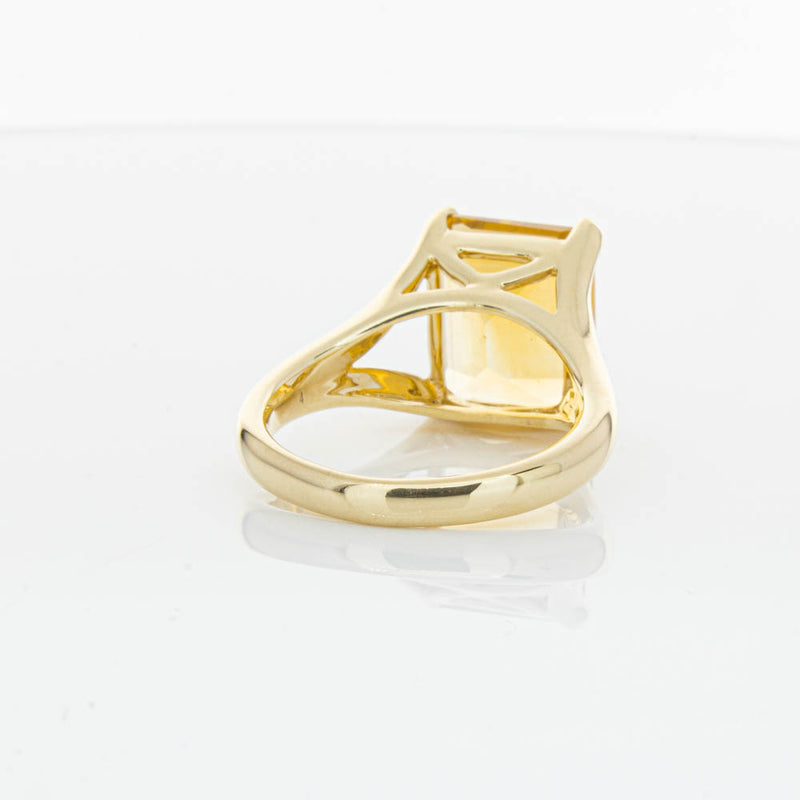 14ct Yellow Gold Citrine Verona Ring-Ring-Walker & Hall