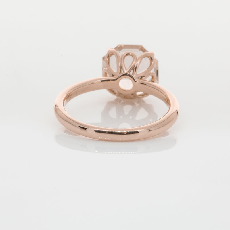 18ct Rose Gold Morganite Octavia Ring-Ring-Walker & Hall