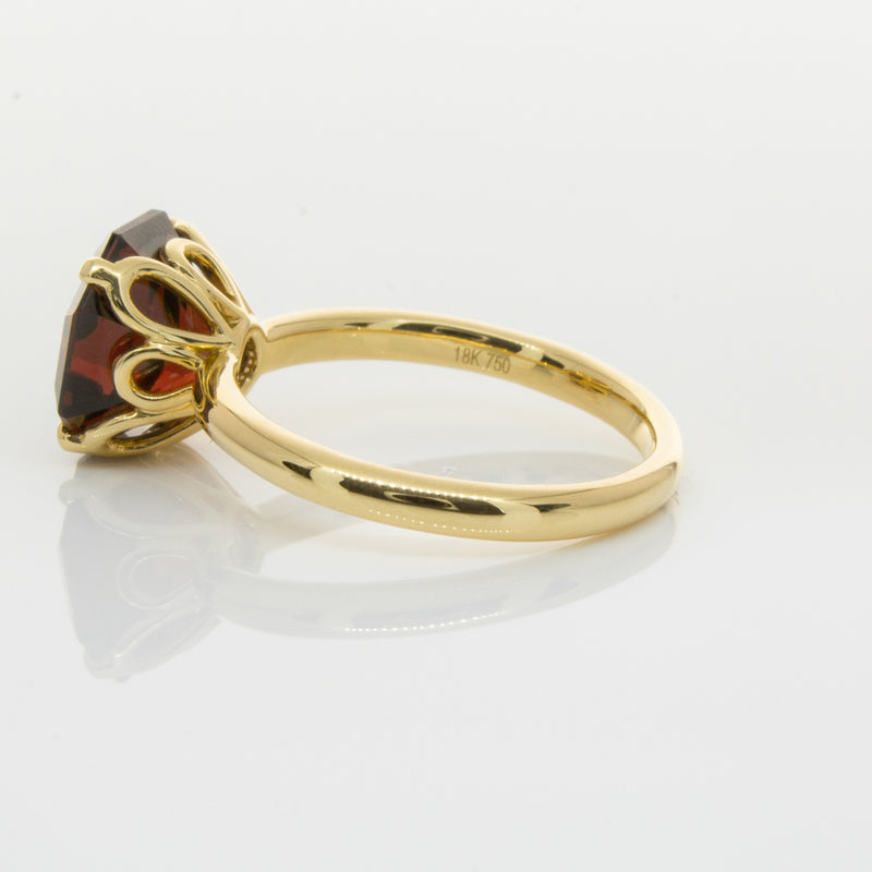 18ct Yellow Gold Garnet Octavia Ring-Ring-Walker & Hall