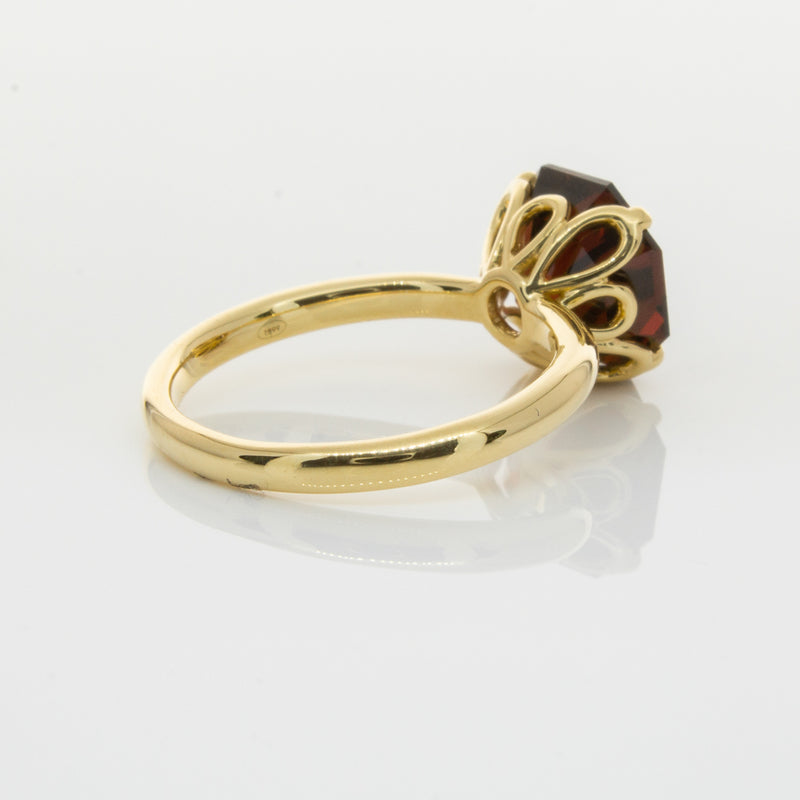 18ct Yellow Gold Garnet Octavia Ring-Ring-Walker & Hall