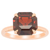 18ct Rose Gold Garnet Octavia Ring-Ring-Walker & Hall