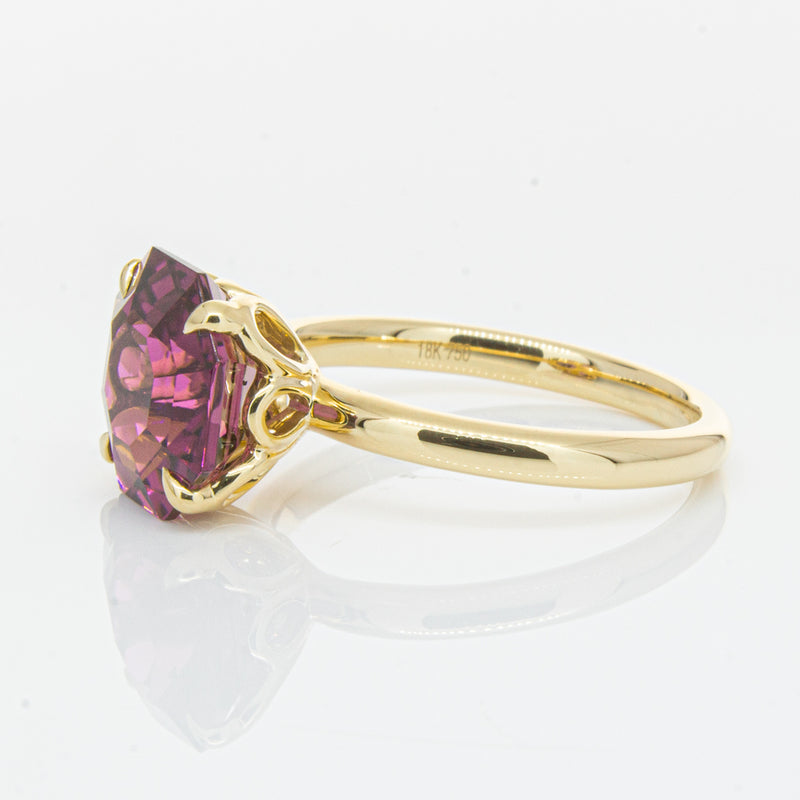 18ct Yellow Gold Pink Tourmaline Octavia Ring-Ring-Walker & Hall
