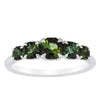 18ct White Gold Five Stone Tourmaline Octavia Ring-Ring-Walker & Hall