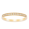 18ct Yellow Gold .12ct Diamond Aurora Band-Ring-Walker & Hall