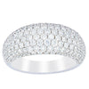 18ct White Gold 1.89ct Diamond Band-Ring-Walker & Hall