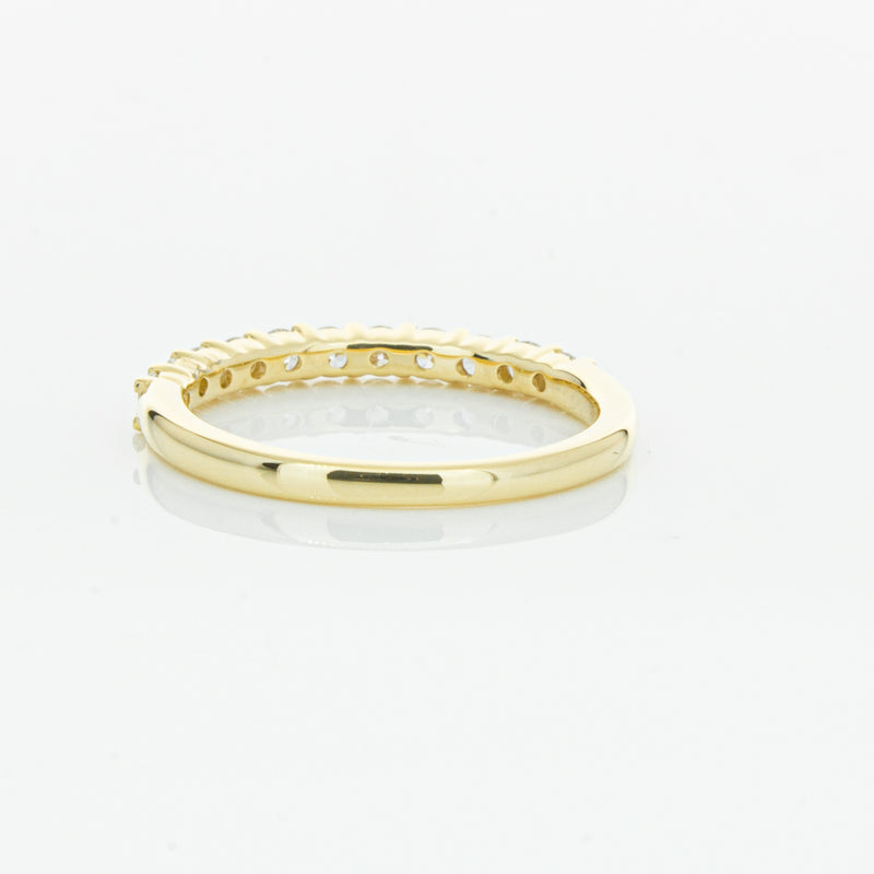 18ct Yellow Gold .50ct Diamond Panorama Band-Ring-Walker & Hall