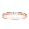 18ct Rose Gold .16ct Diamond Galaxis Band-Ring-Walker & Hall