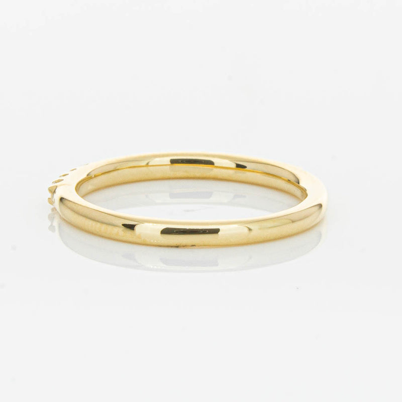 18ct Yellow Gold .20ct Diamond Manhattan Band-Ring-Walker & Hall