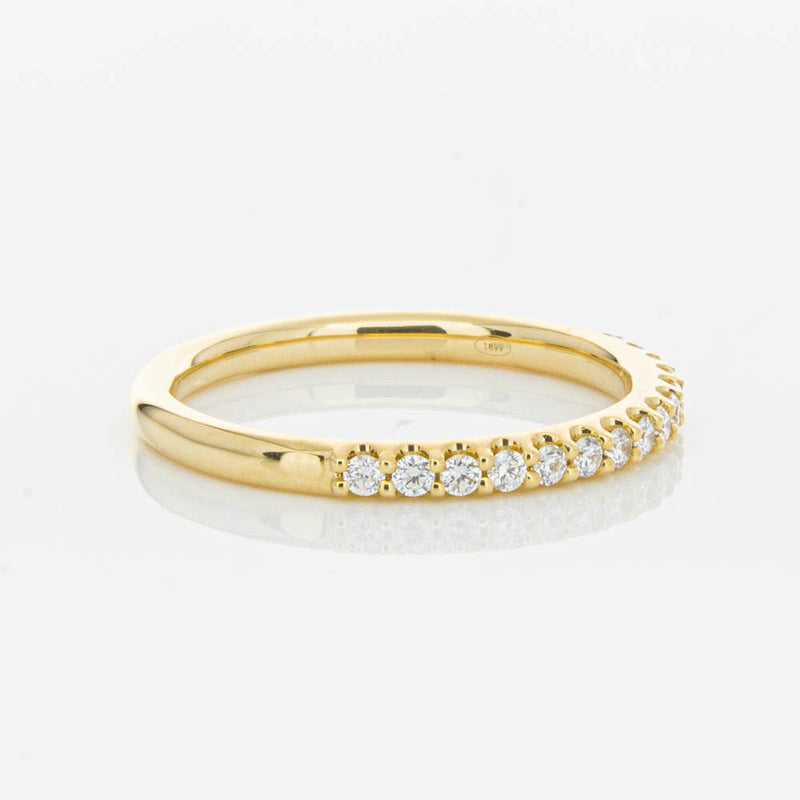 18ct Yellow Gold .20ct Diamond Manhattan Band-Ring-Walker & Hall