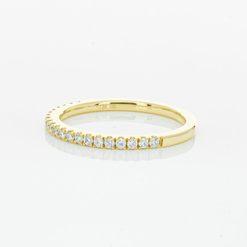 18ct Yellow Gold Diamond Millie Band-Ring-Walker & Hall